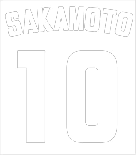 Amazon | 布に貼れる！番号＆名前転写シール！ チーム アイロン